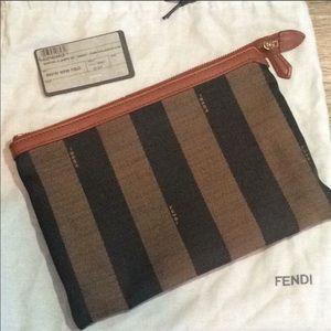 Fendi Pequin Clutch/Pouch